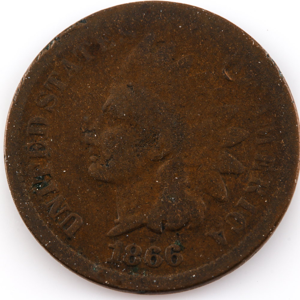 1866 Indian Head Cent