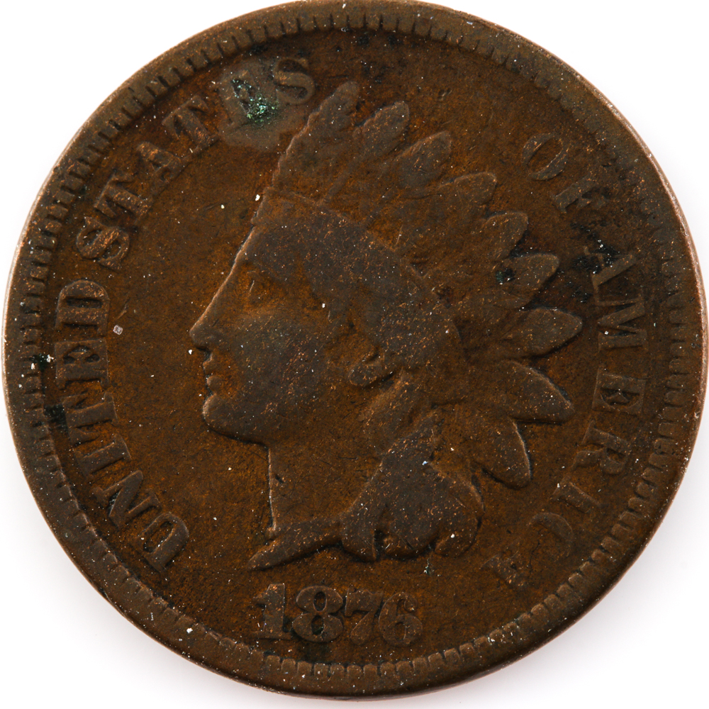 1876 Indian Head Cent