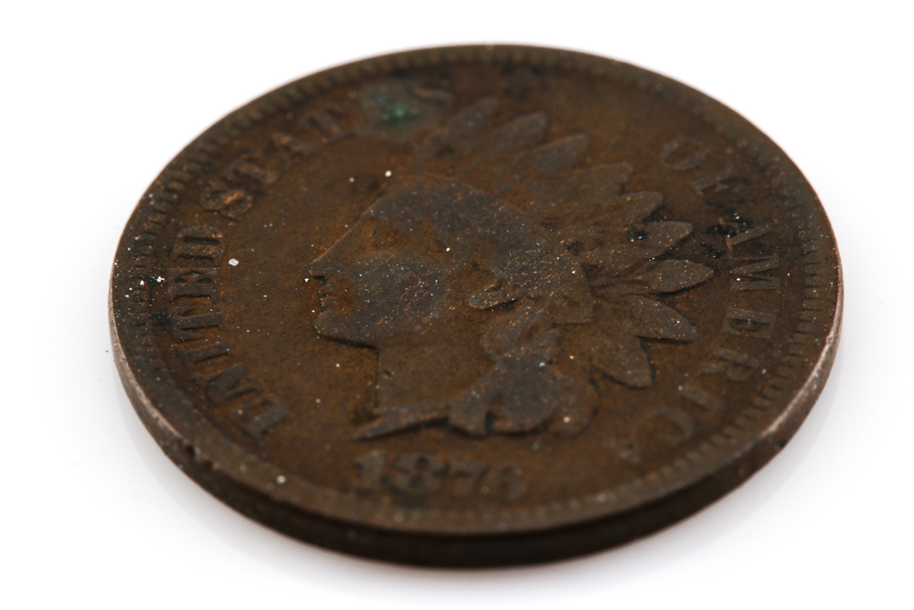 1876 Indian Head Cent