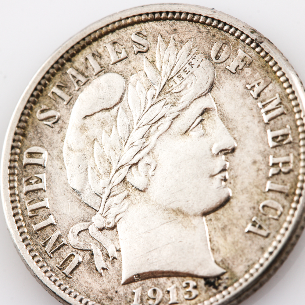 1913 Barber Dime