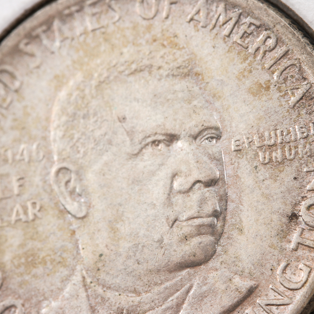 1946 Silver Commemorative Booker T. Washington Half Dollar