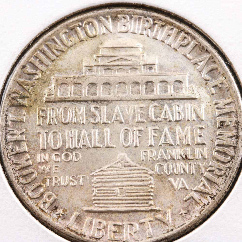 1946 Silver Commemorative Booker T. Washington Half Dollar