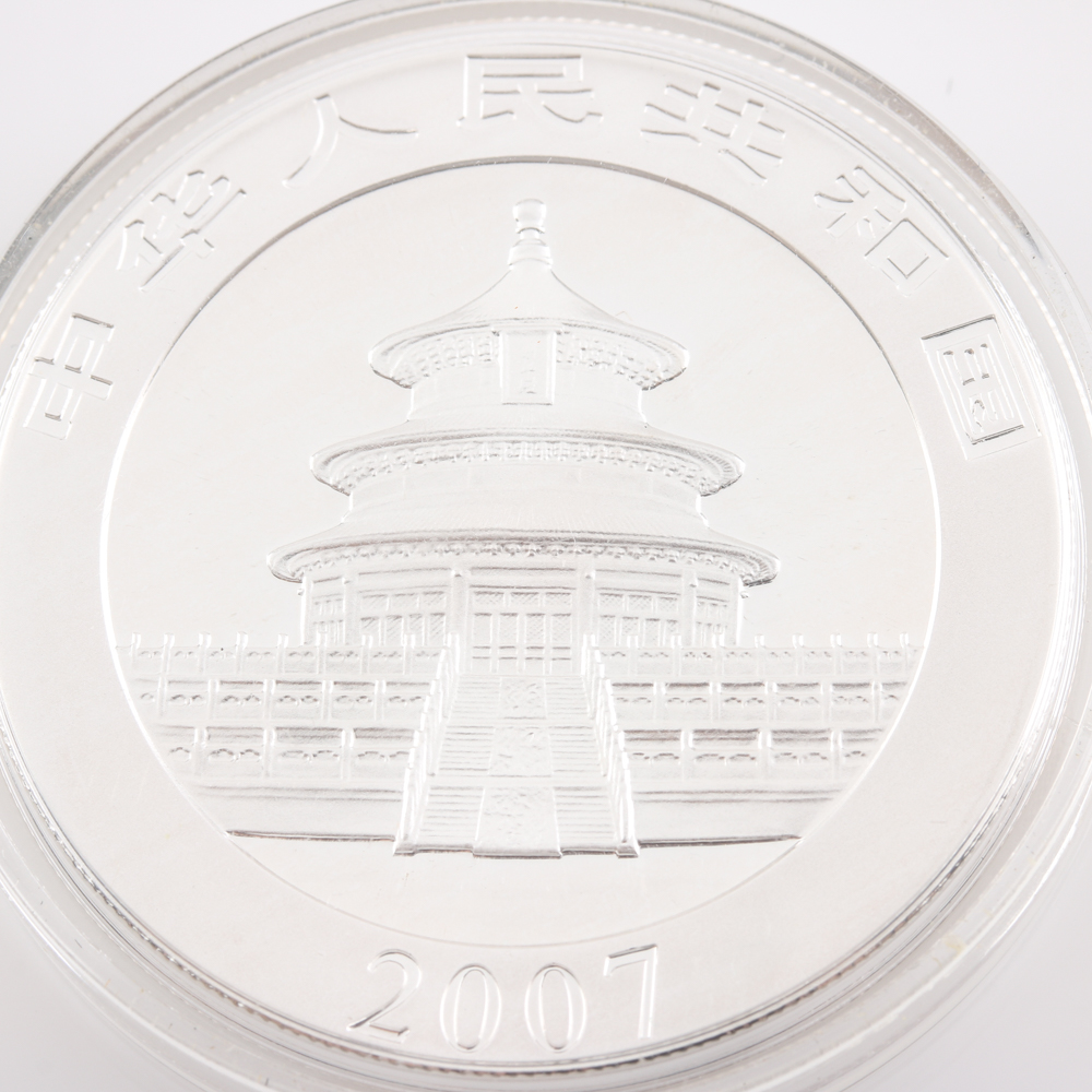 2007 Silver Panda 10 Yuan Coin