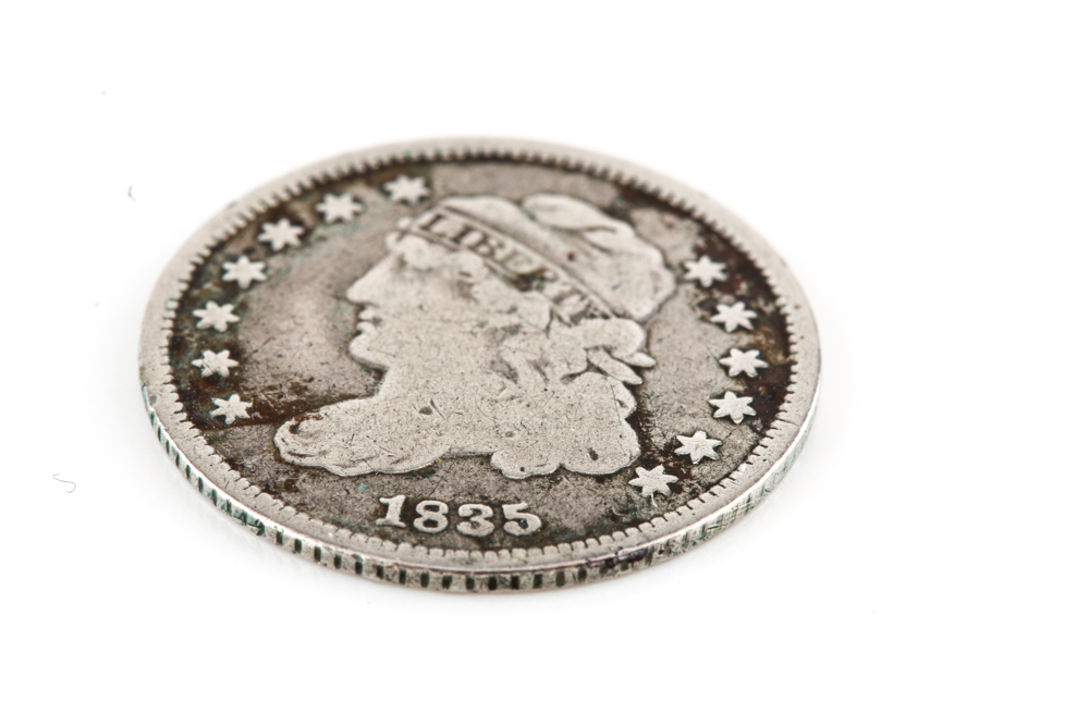 1835 Capped Bust Half Dime