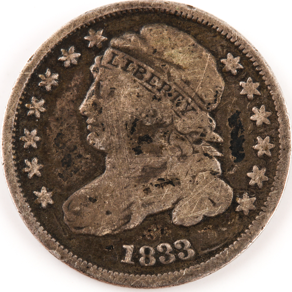 1833 Capped Bust Dime