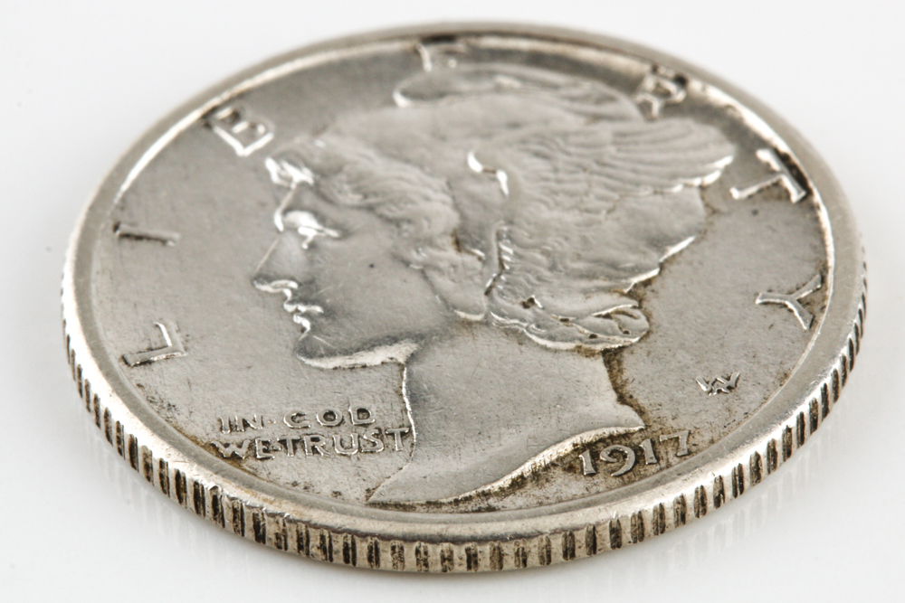1917-S Mercury Dime
