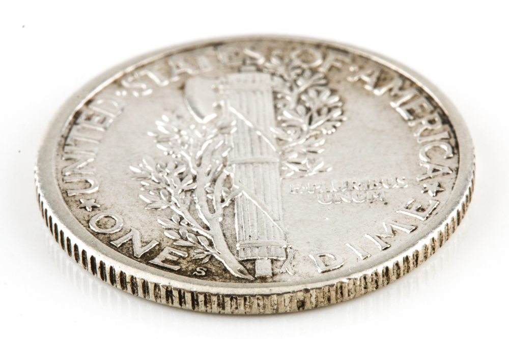 1917-S Mercury Dime