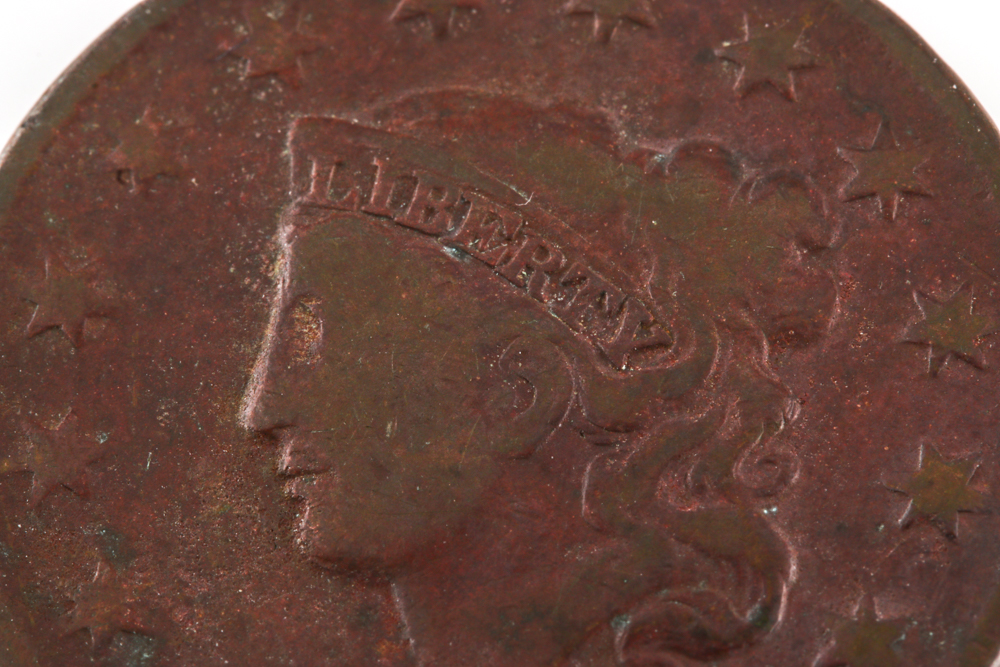 1833 Coronet Head Cent