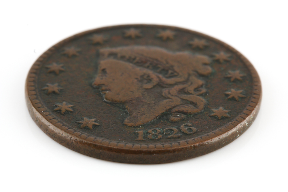 1826 Coronet Head Cent