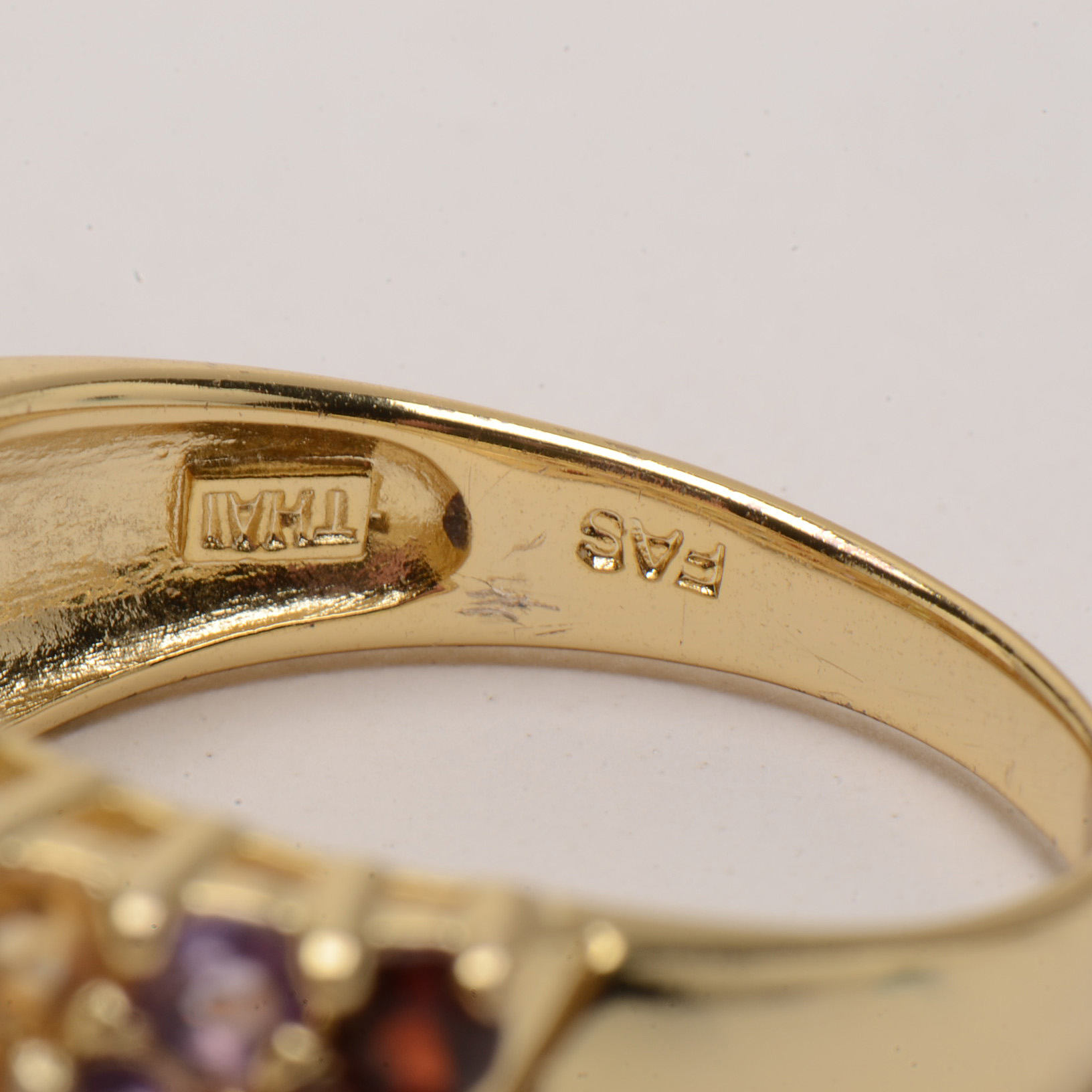 Silver Multi-Gemstone Bracelet and Ring