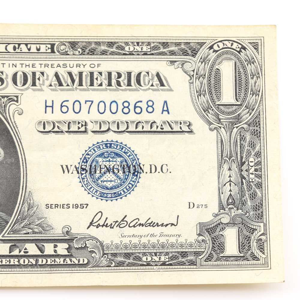 Series 1957 Blue Seal $1 Silver Certificate