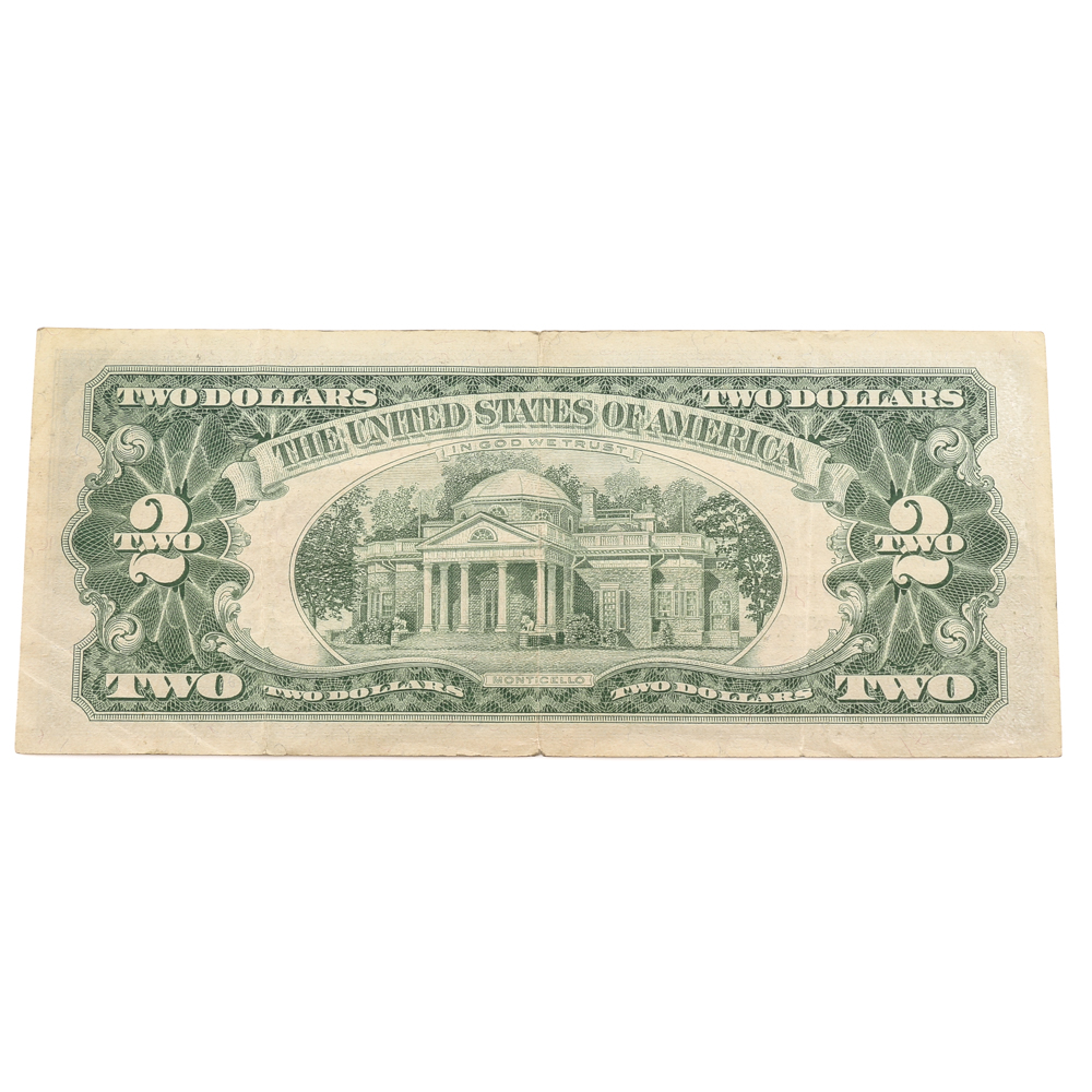 Series 1963 Red Seal $2 Bill