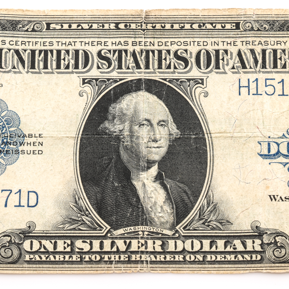 Series 1923 Blue Seal $1 Silver Certificate