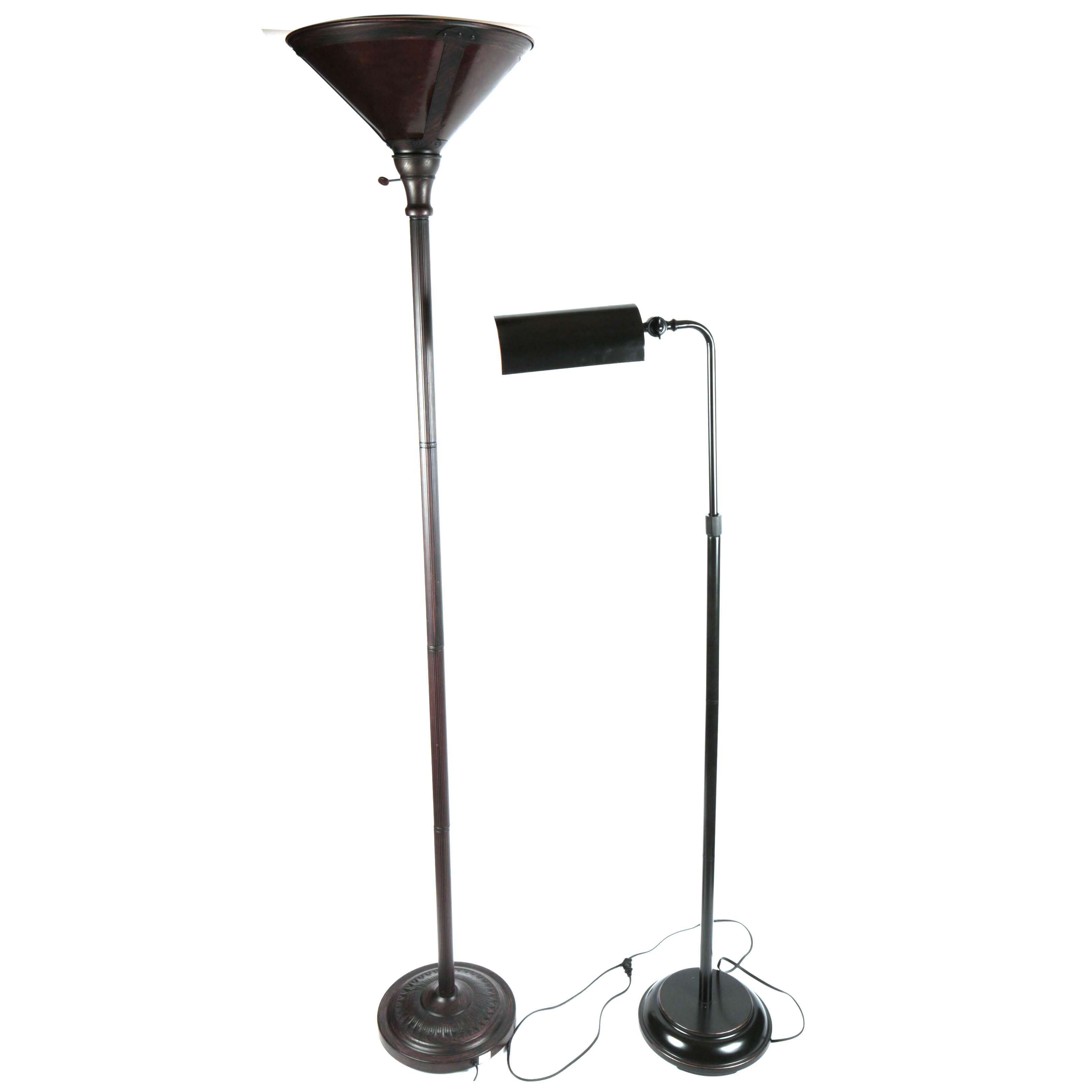 Two Contemporary Floor Lamps