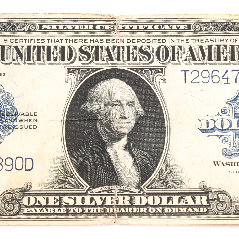 Series 1923 Blue Seal $1 Silver Certificate
