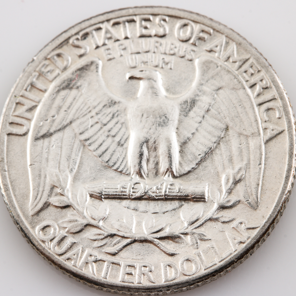 1954 and 1955 Silver Washington Quarters