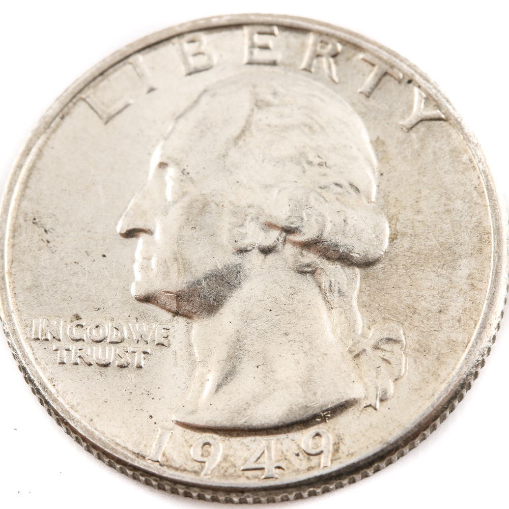 1949-D Silver Washington Quarter