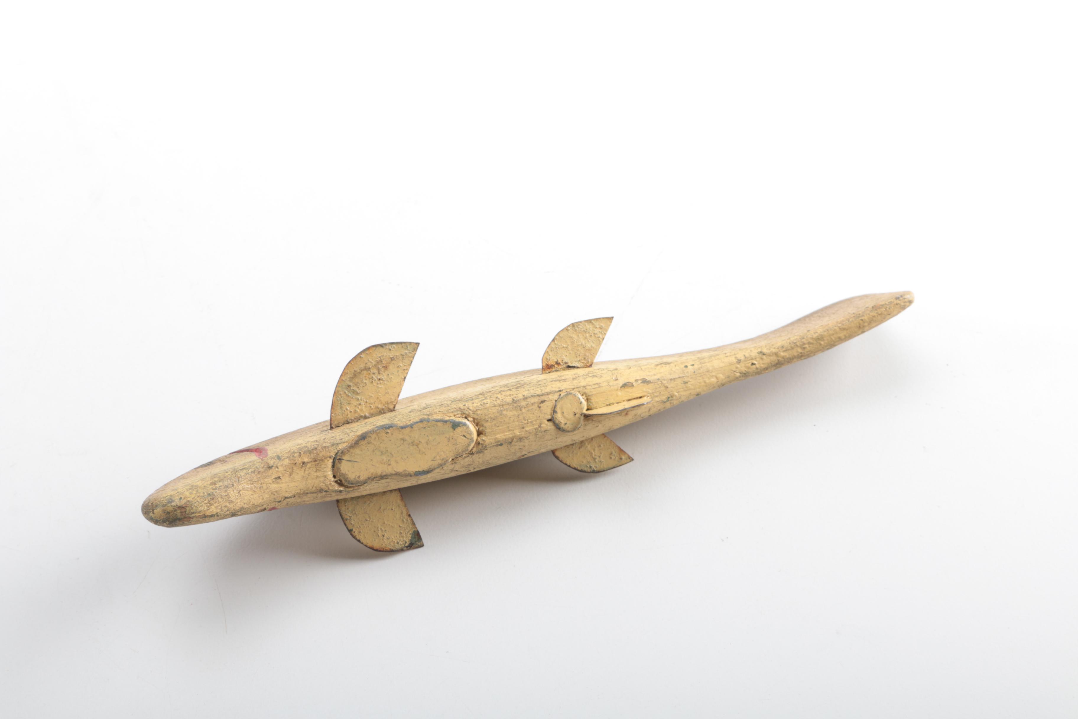 Hand Carved Antique Wooden Fish Decoys
