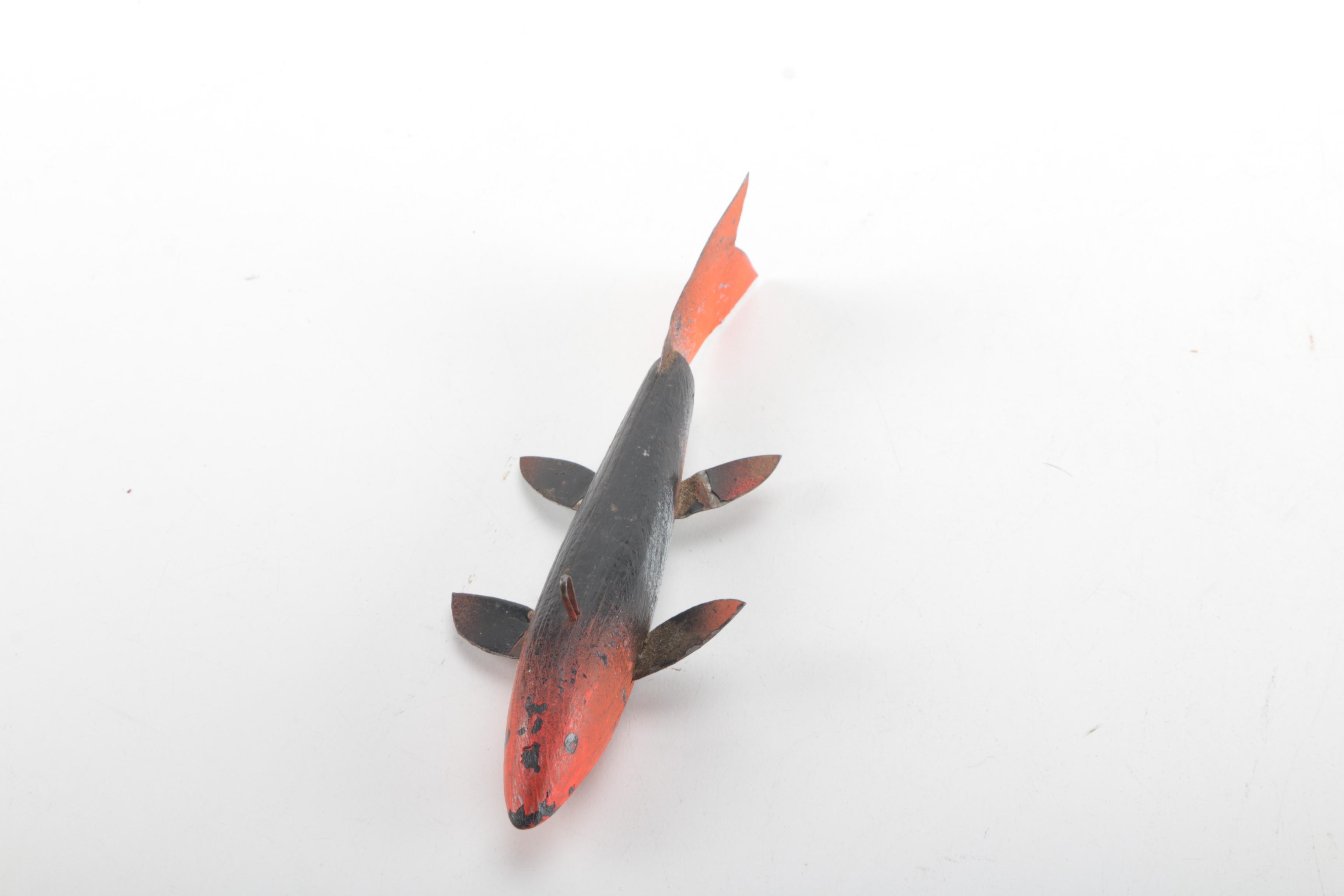 Hand Carved Antique Wooden Fish Decoys