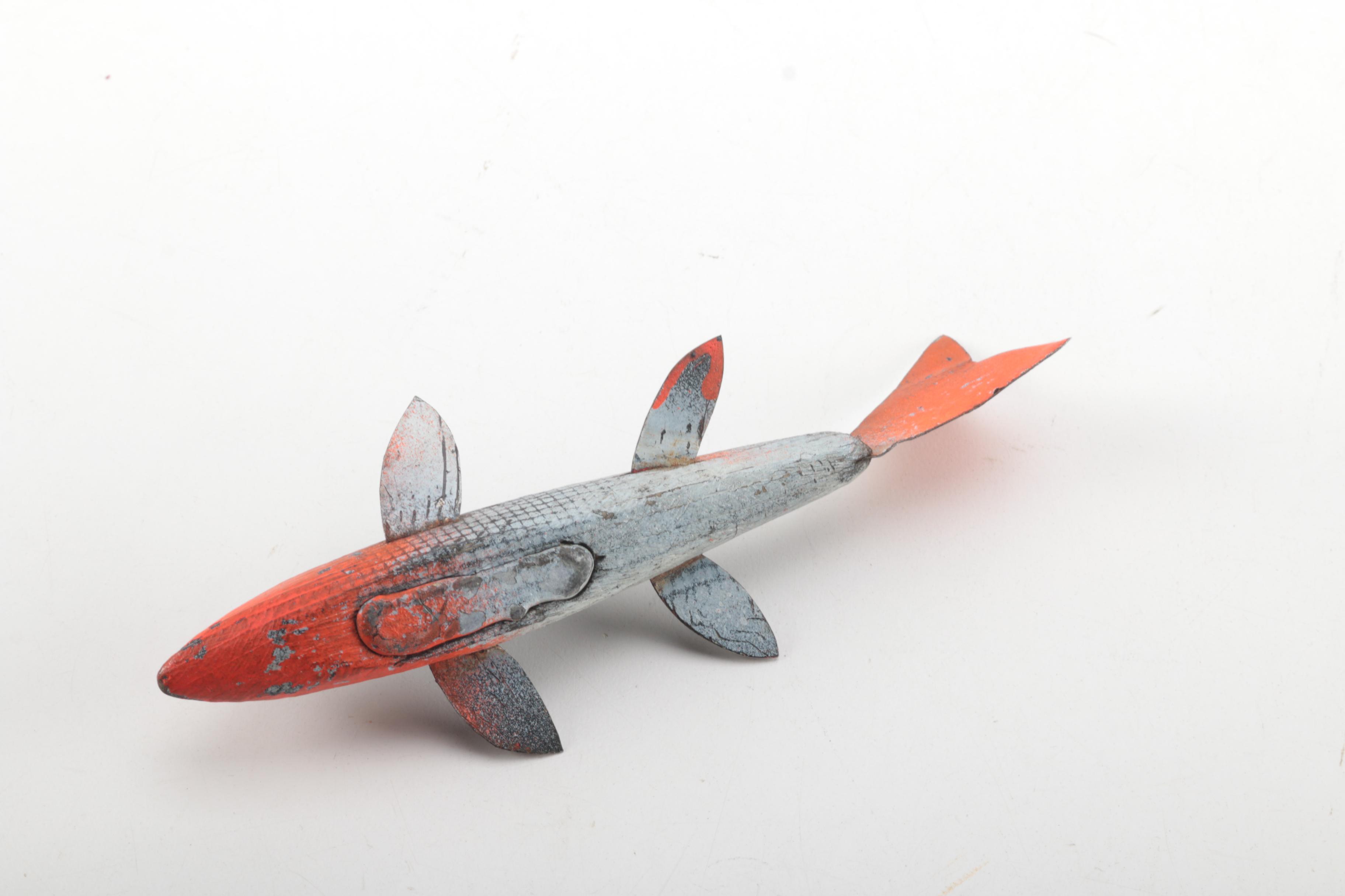 Hand Carved Antique Wooden Fish Decoys