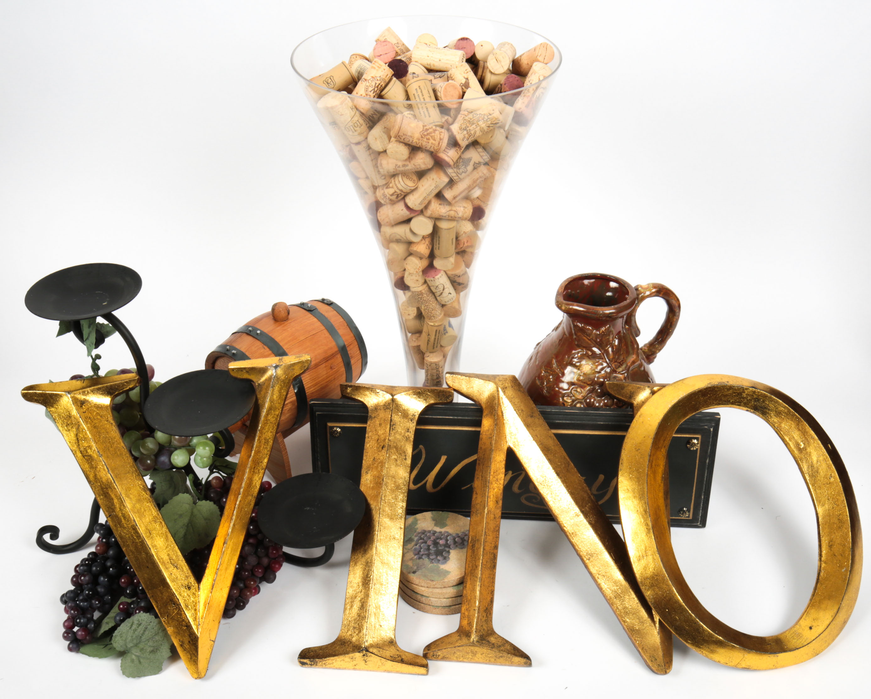 Collection of Wine-Theme Decor