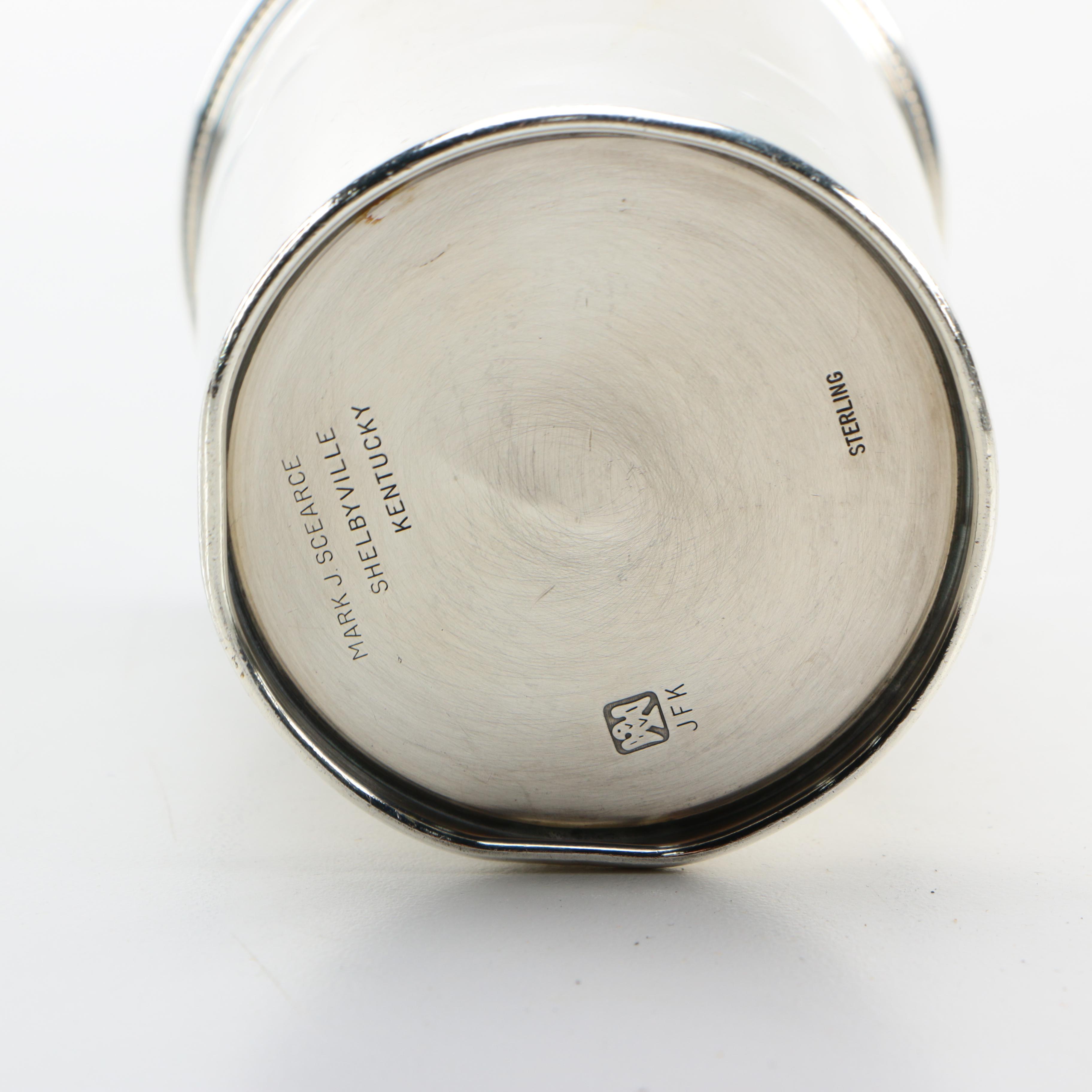 Mark J. Scearce Sterling Mint Julep Cup