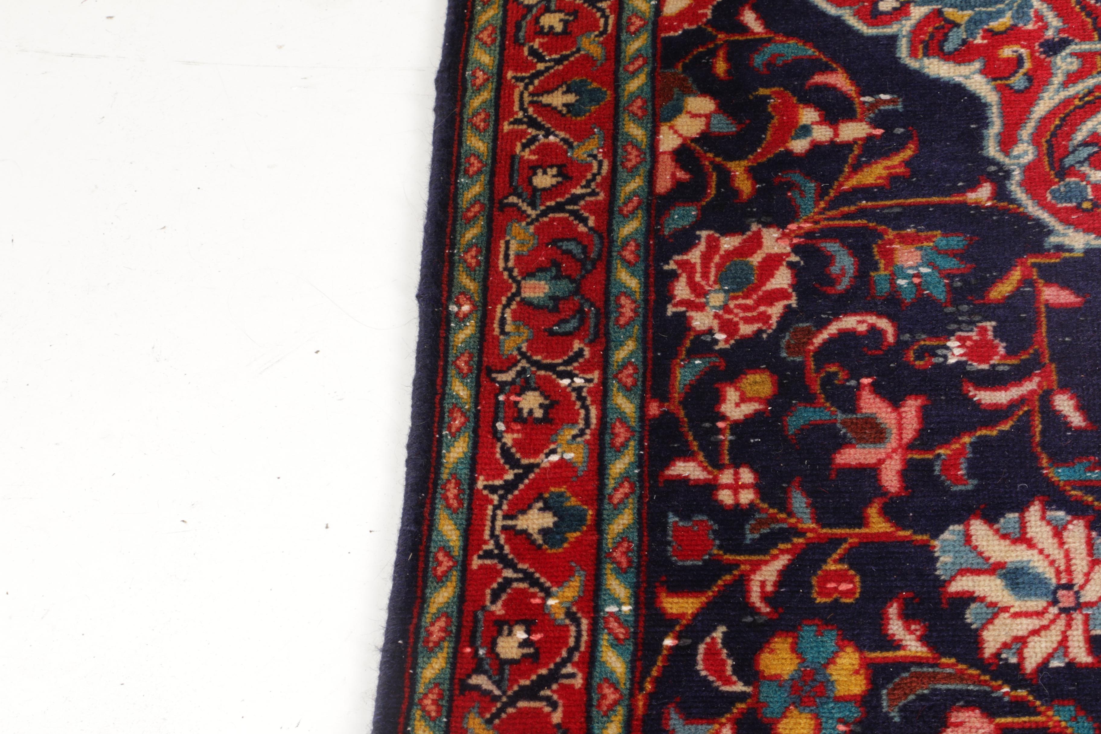 Hand-Knotted Markazi Mahal Rug Runner