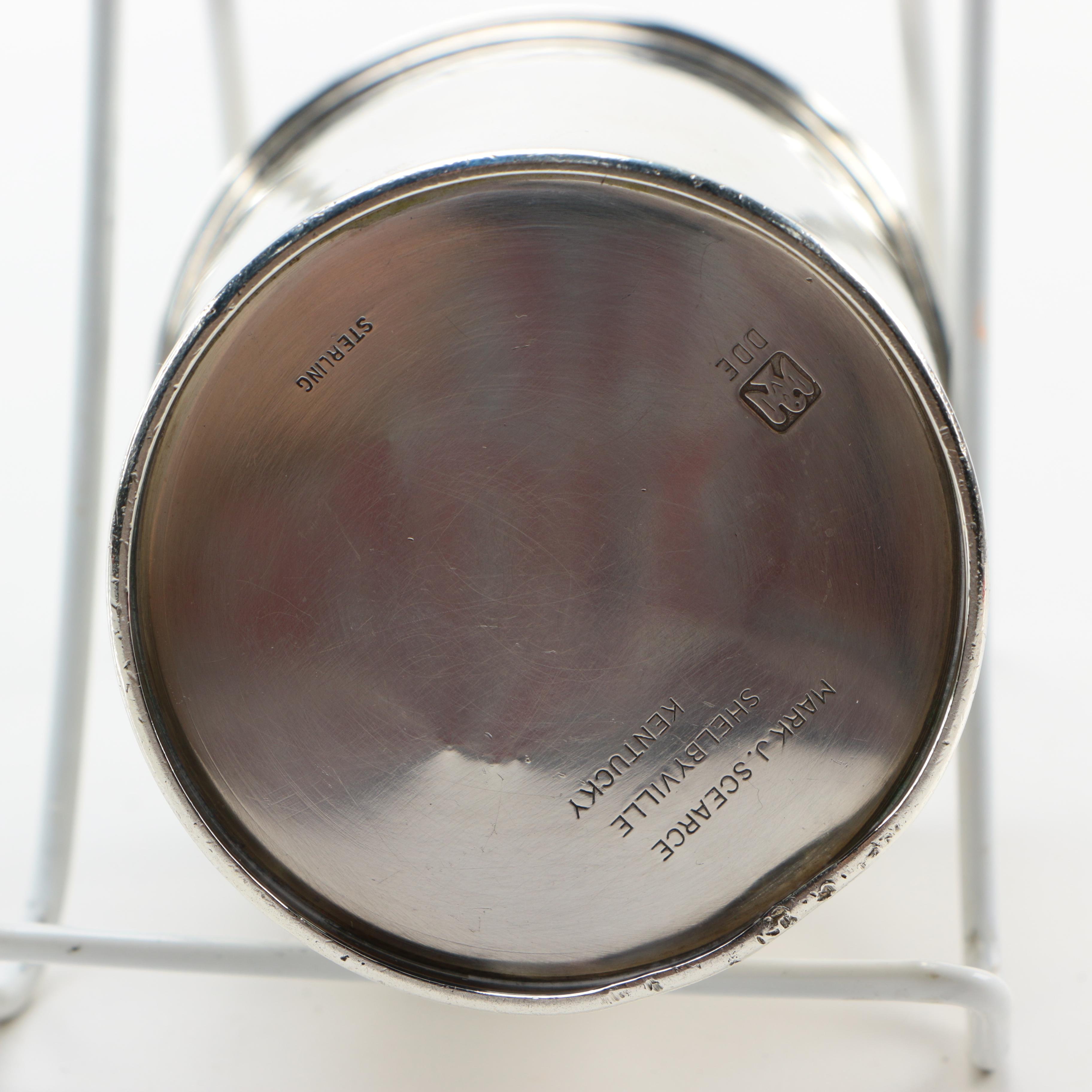 Mark J. Scearce Sterling Mint Julep Cup