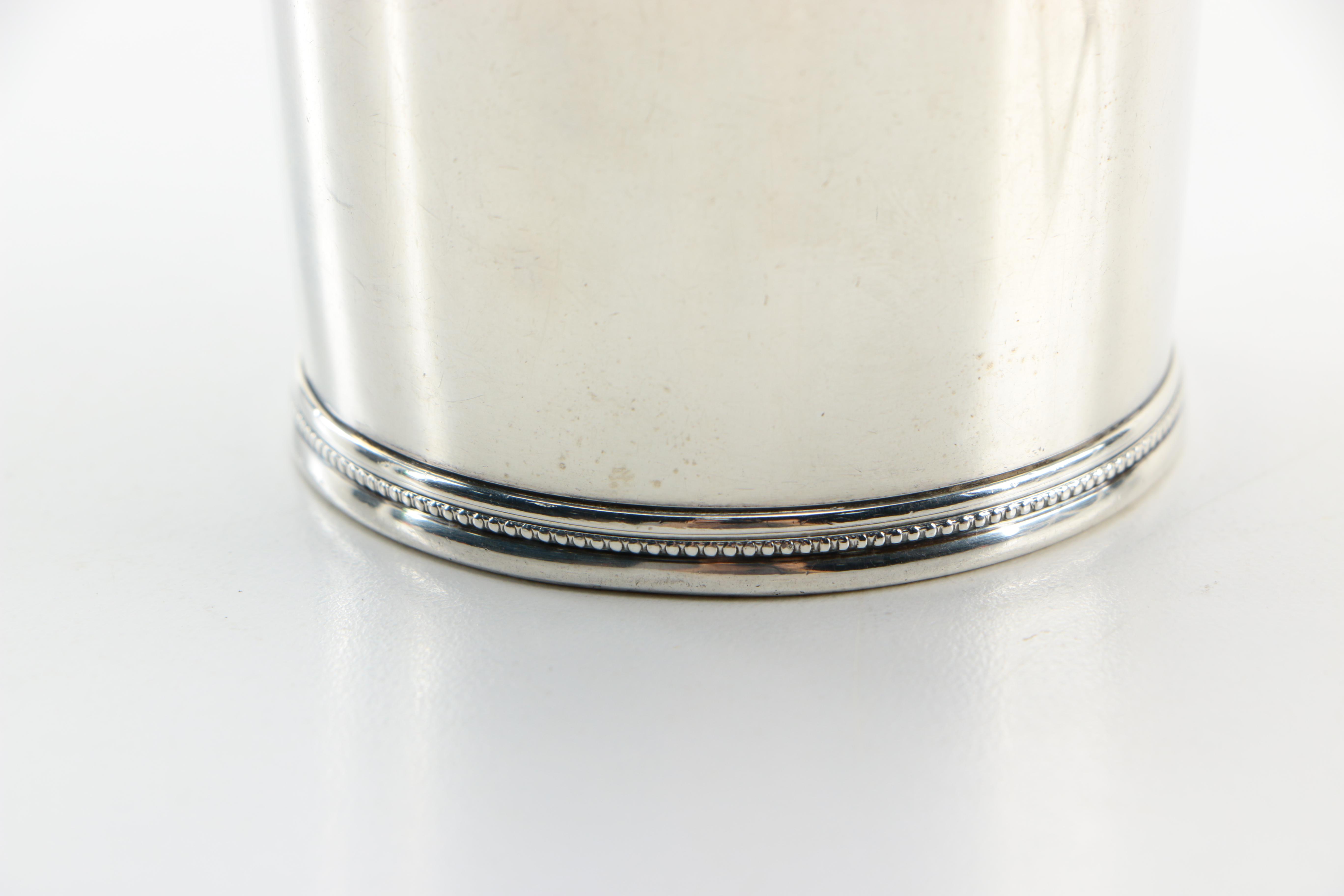 Mark J. Scearce Sterling Mint Julep Cup