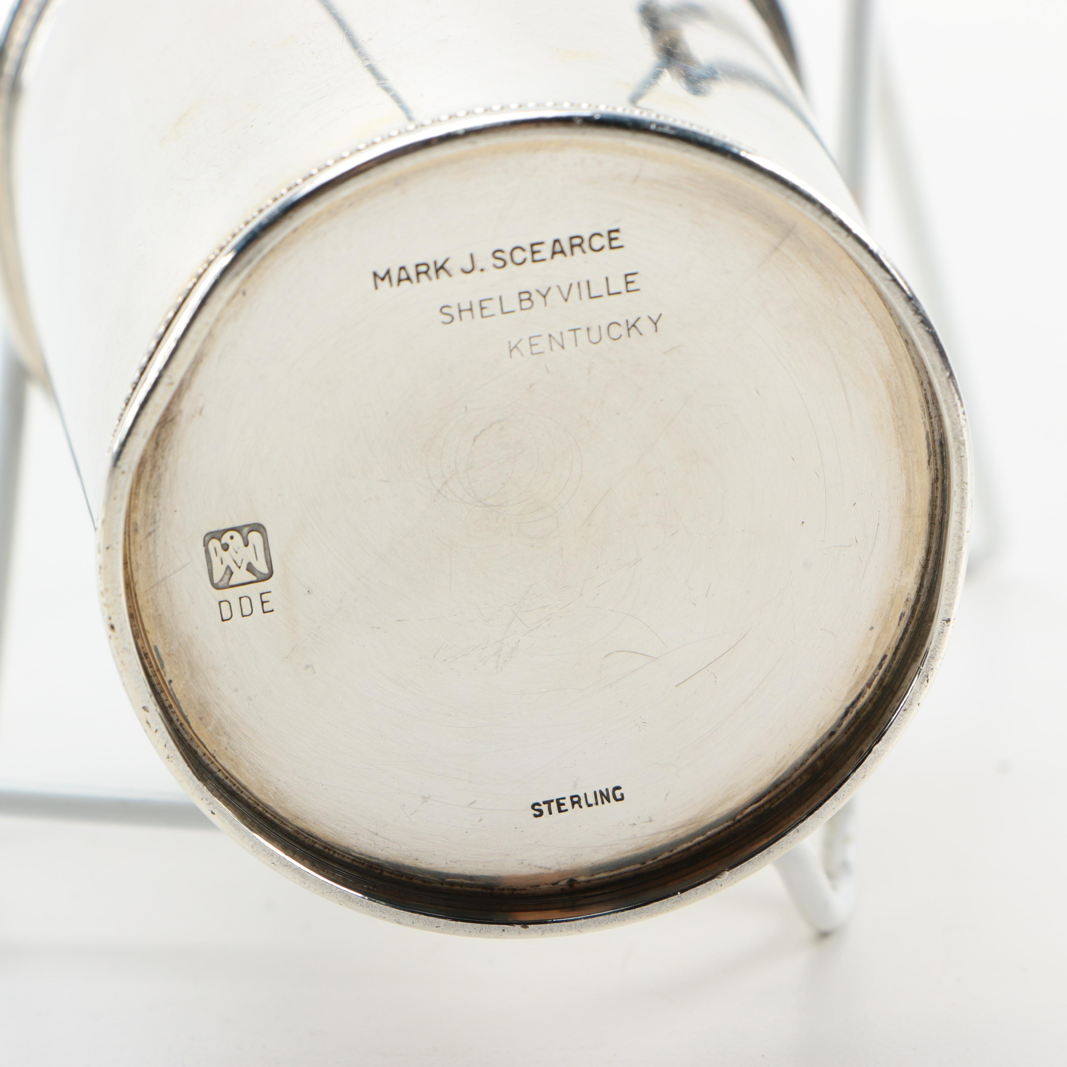 Mark J. Scearce Sterling Mint Julep Cup
