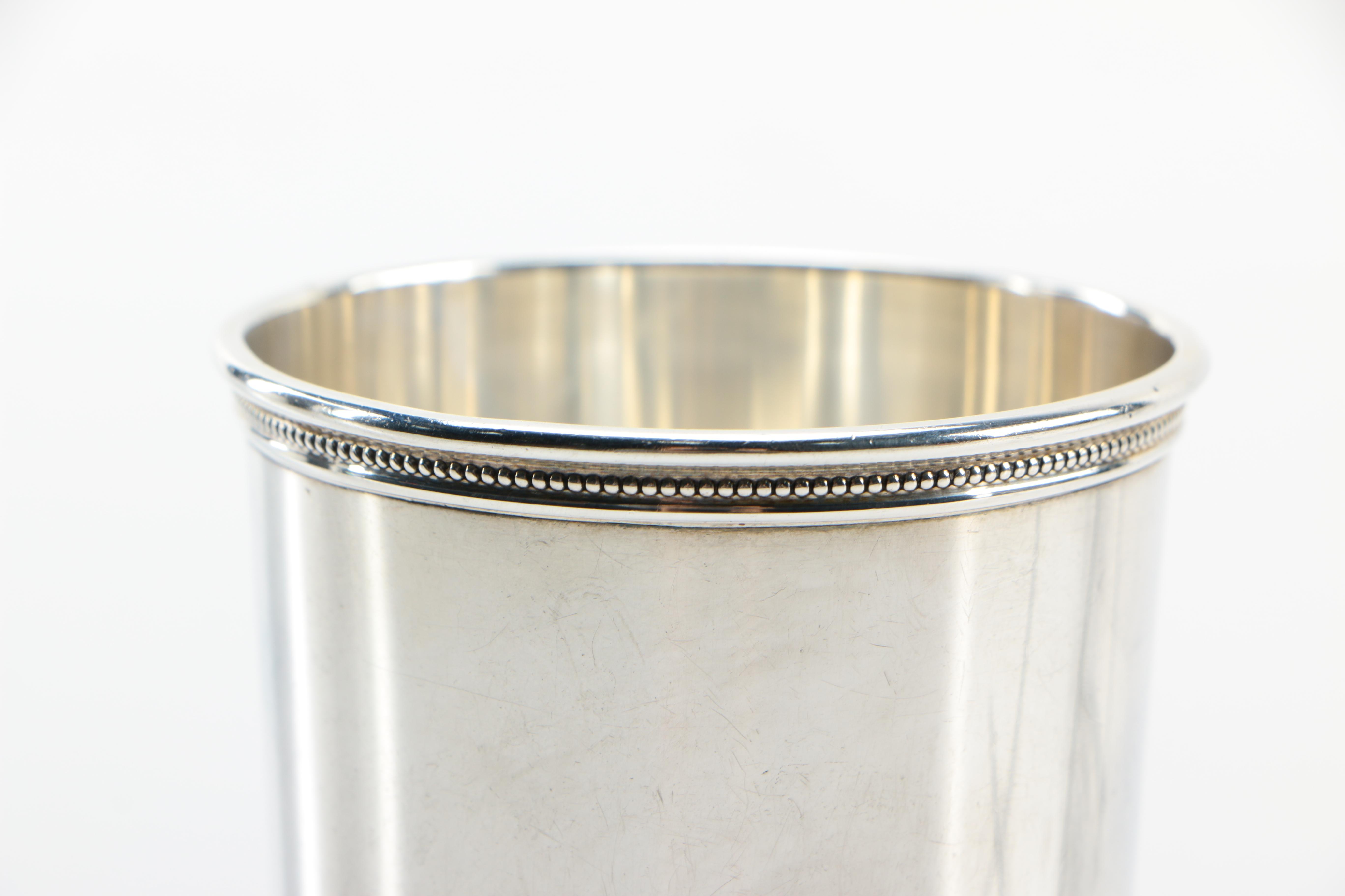 Mark J. Scearce Sterling Mint Julep Cup