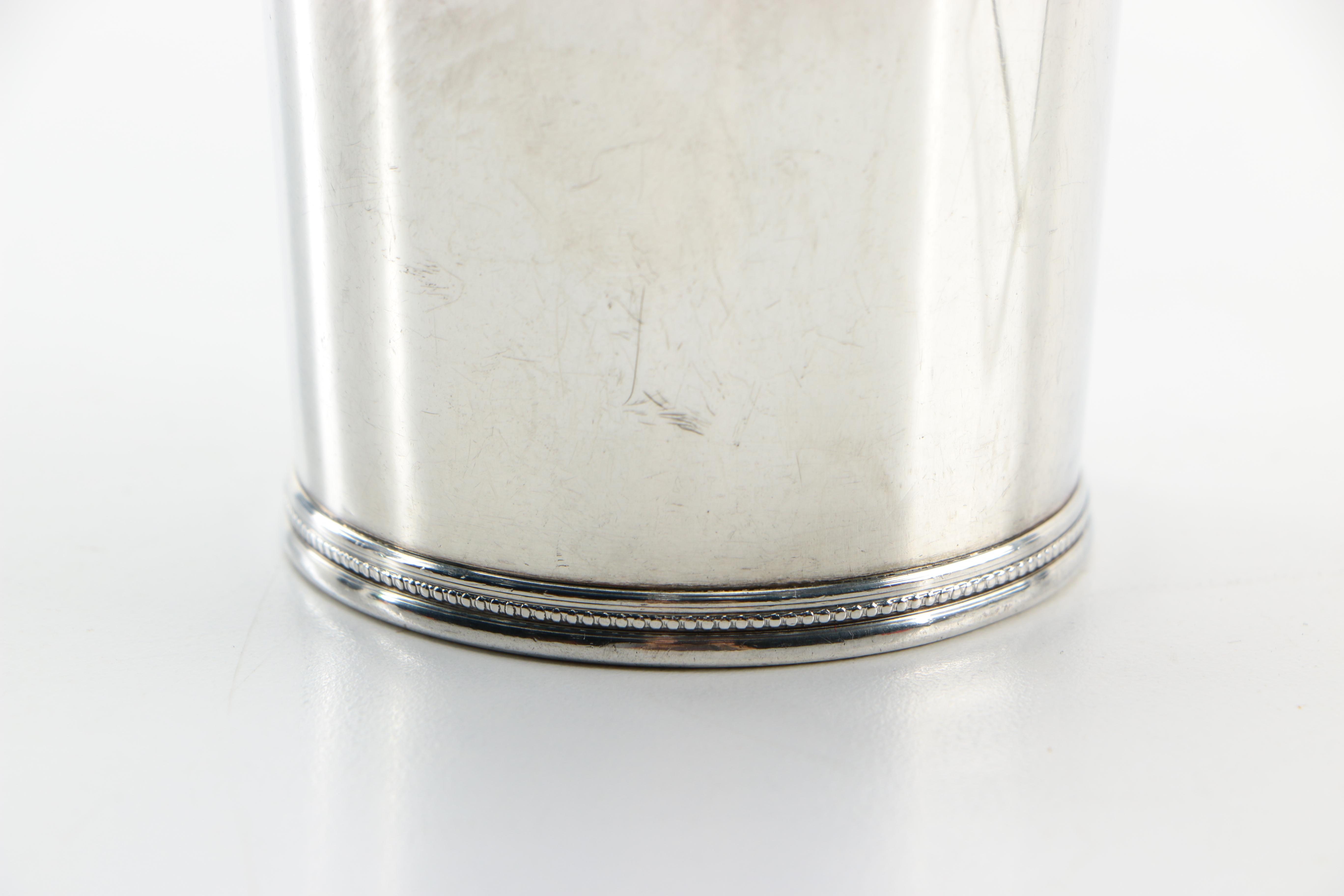 Mark J. Scearce Sterling Mint Julep Cup