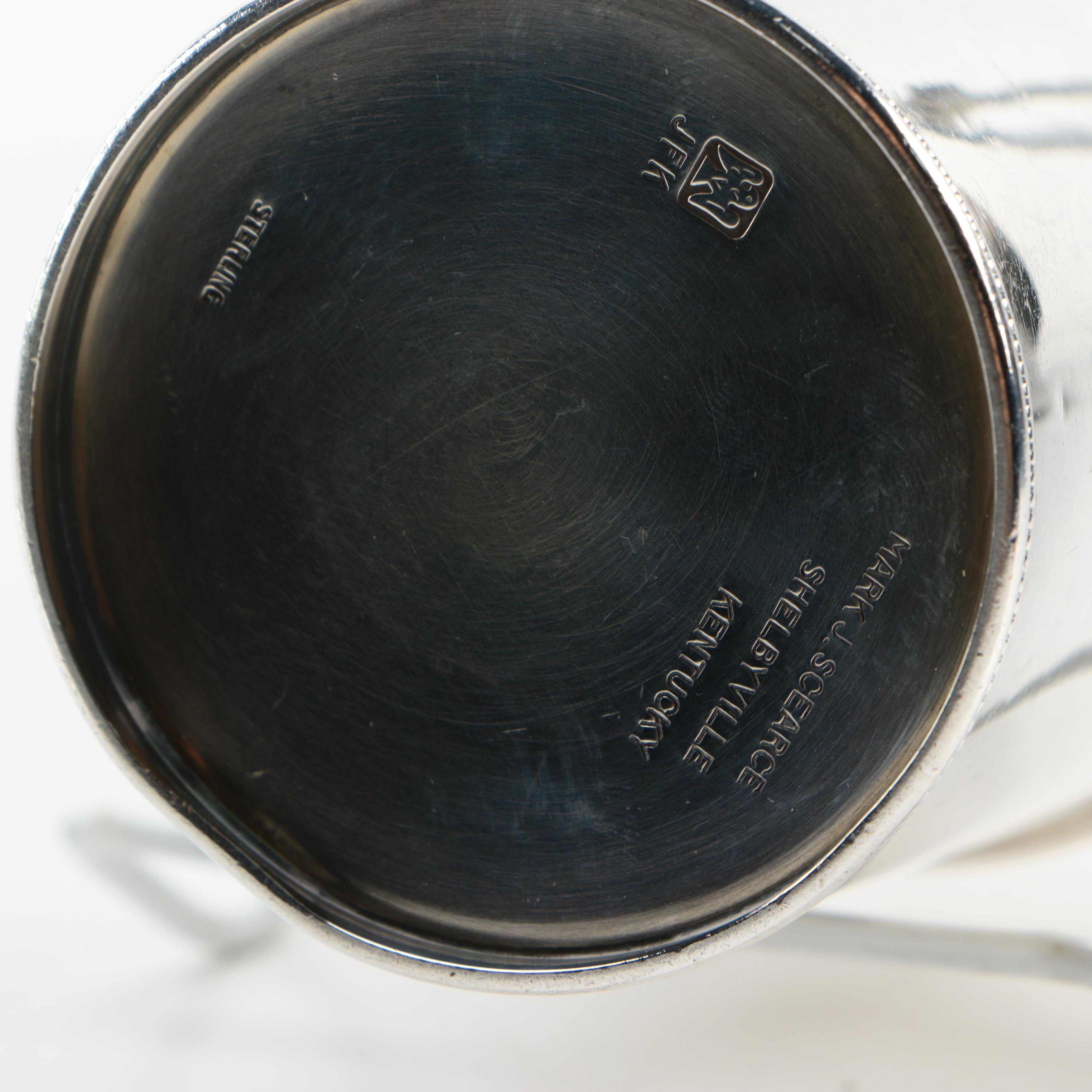 Mark J. Scearce Sterling Mint Julep Cup