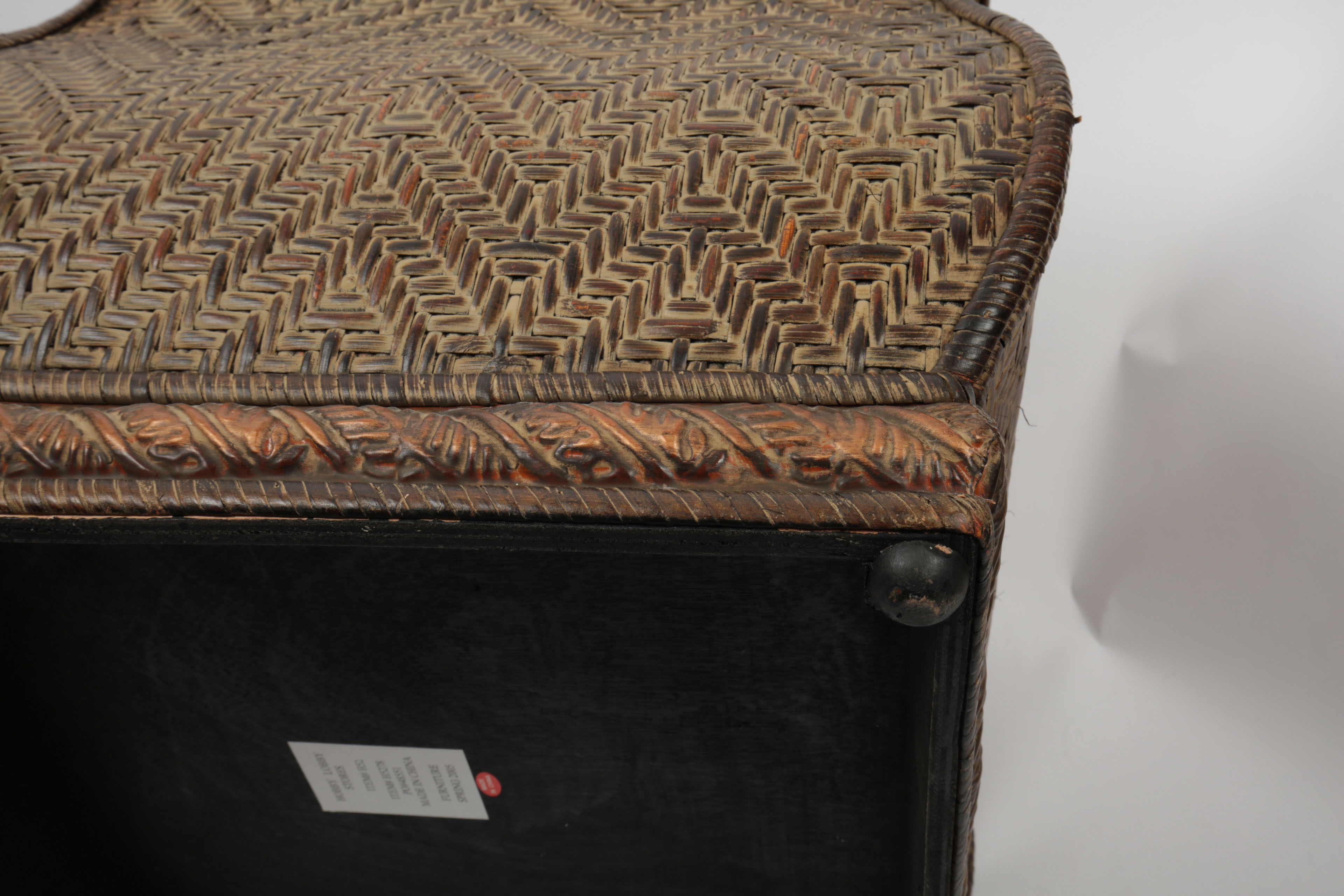 Rattan and Metal Pirvacy Screen and Baskets