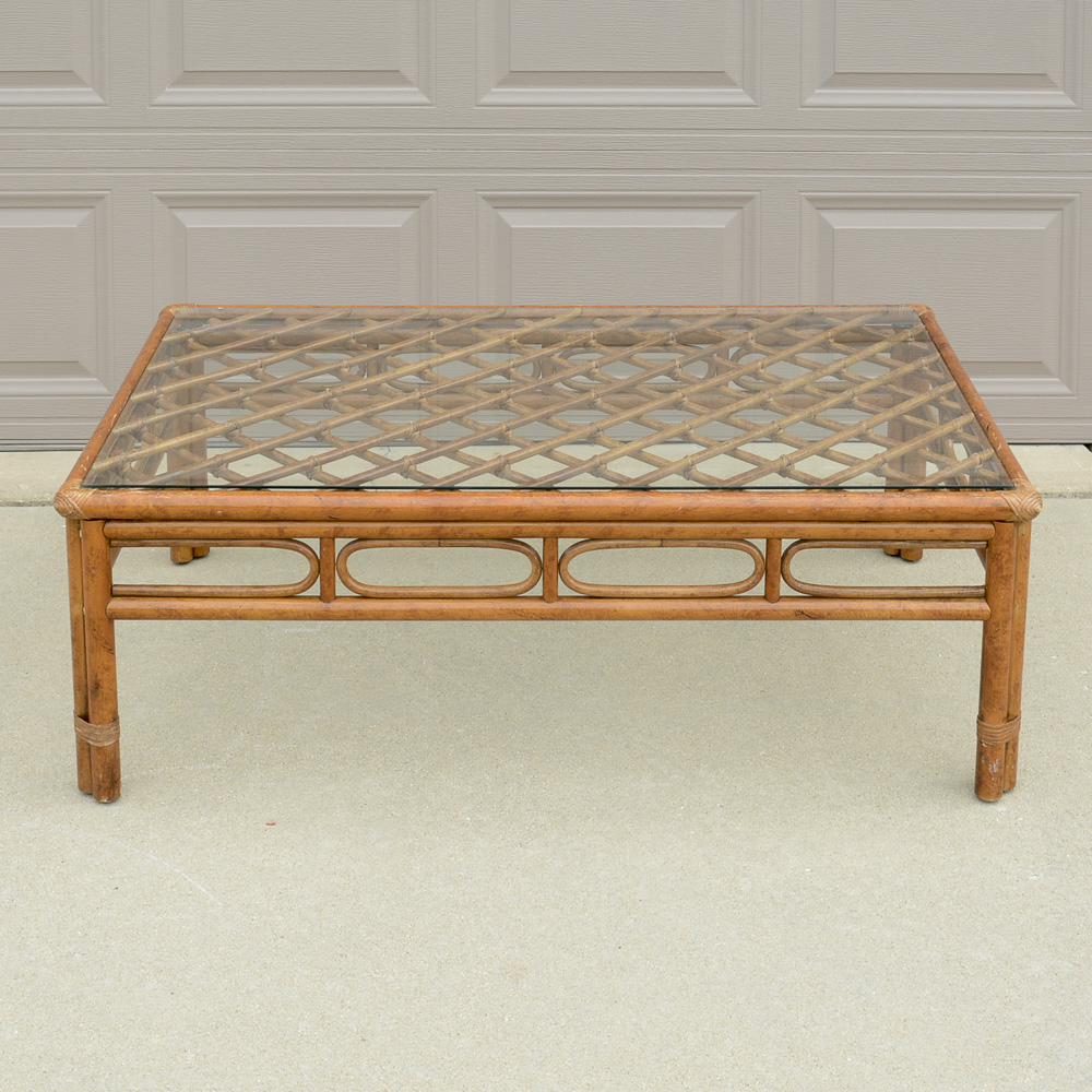 Norwalk Glass Top Coffee Table