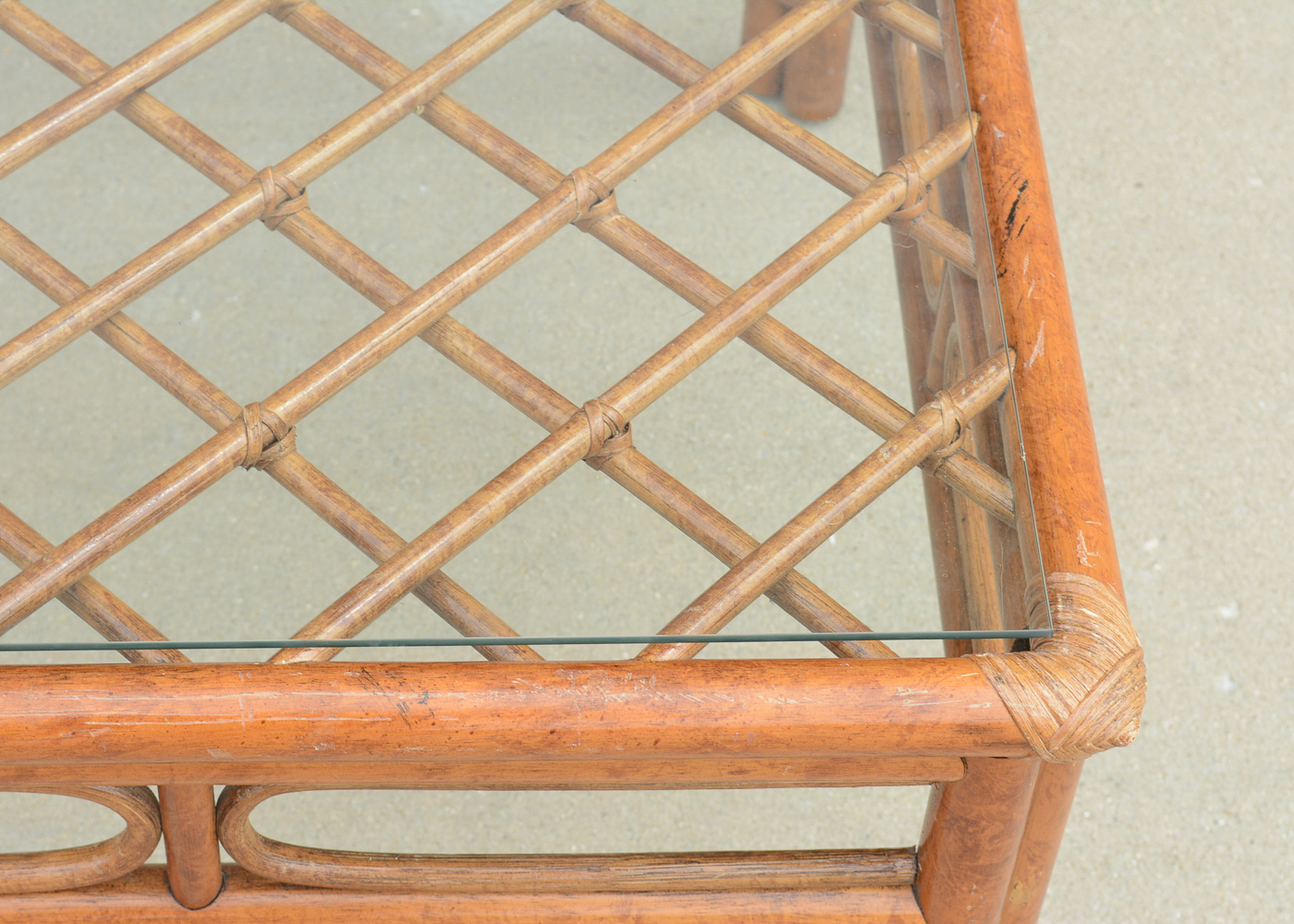 Norwalk Glass Top Coffee Table