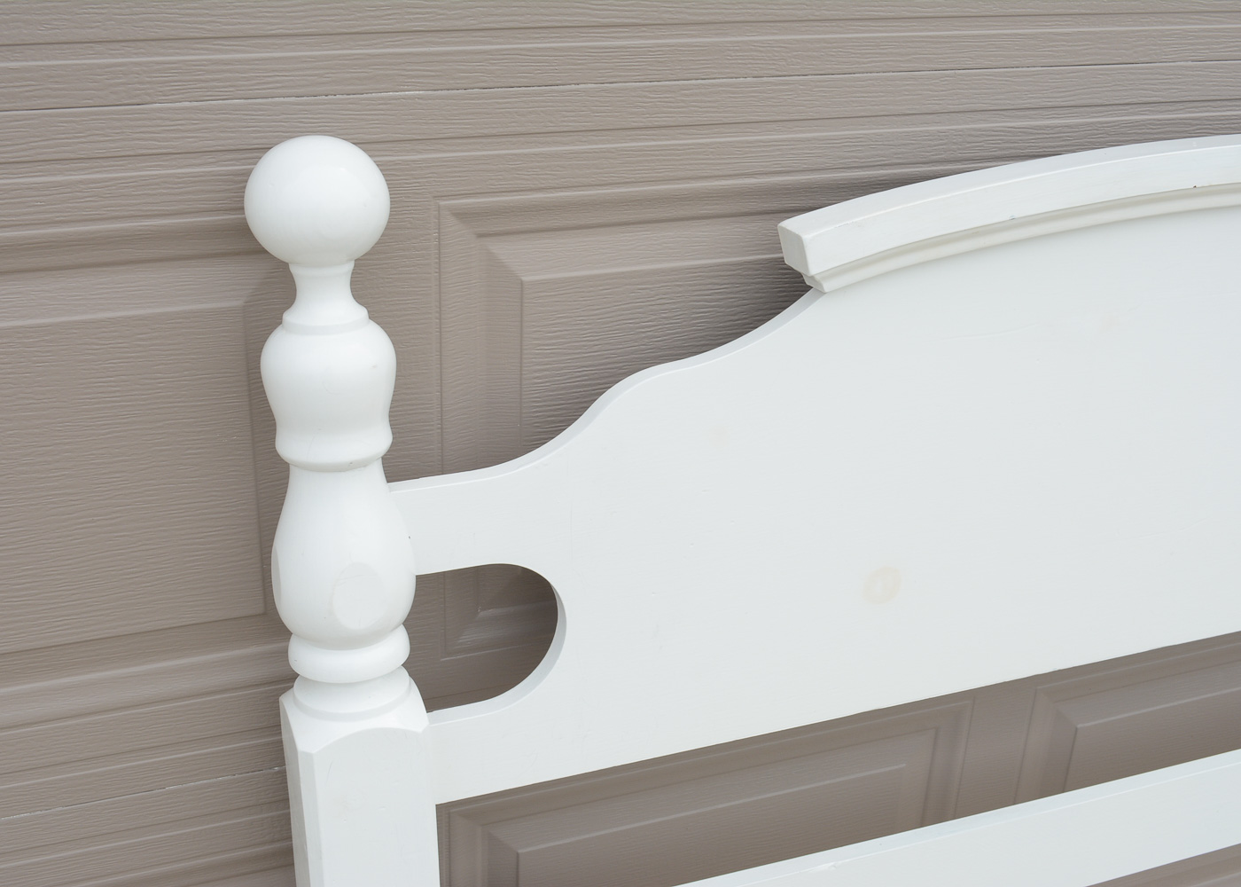 White-Painted Full/Queen Headboard