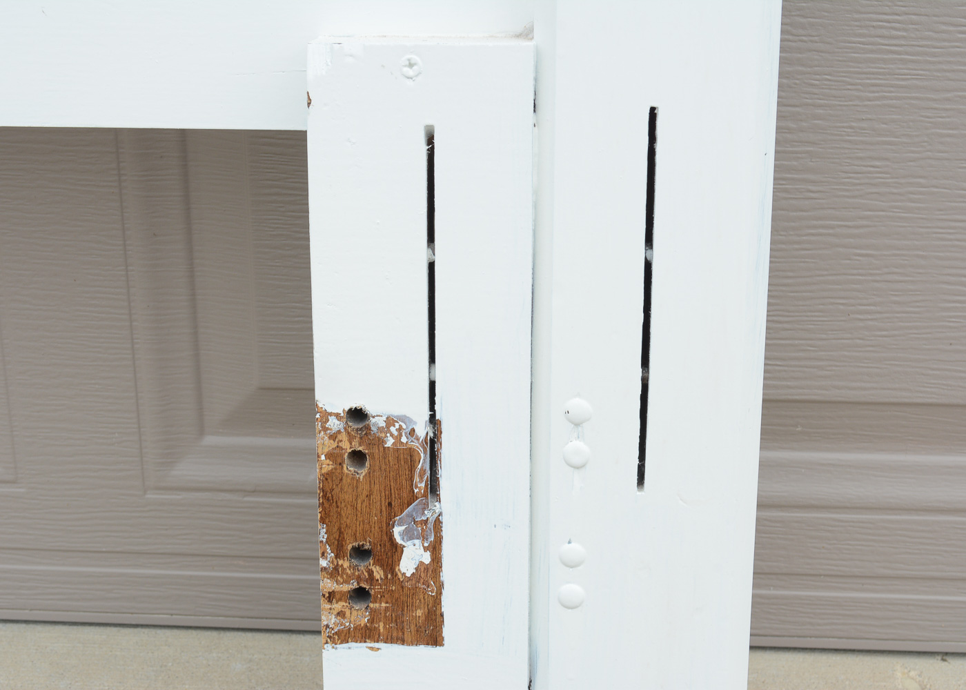 White-Painted Full/Queen Headboard