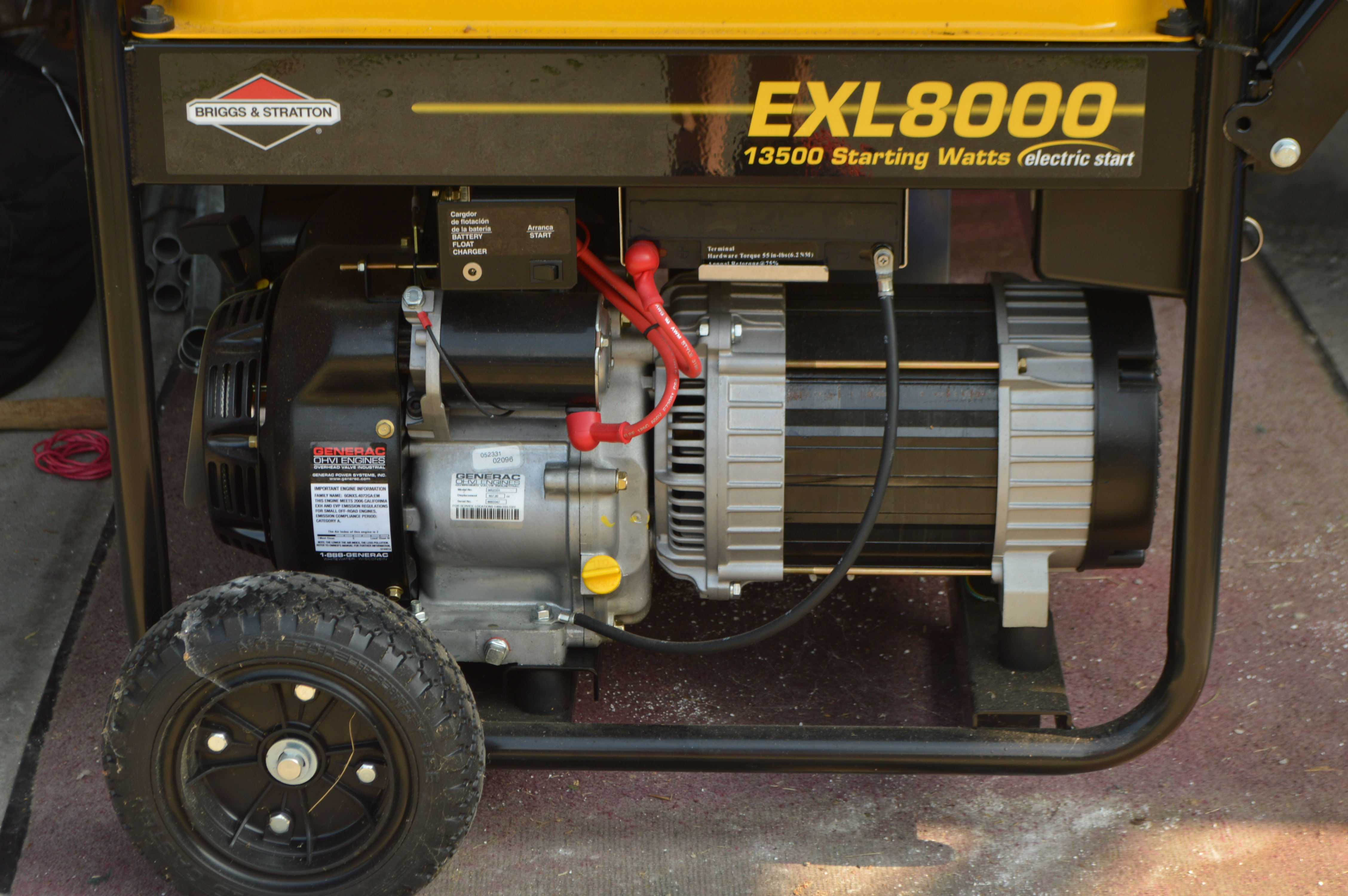 Briggs & Stratton EXL 8000 13,500 Gas Powered Generator