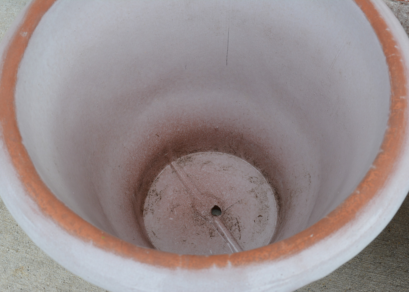 Three Terracotta Planters