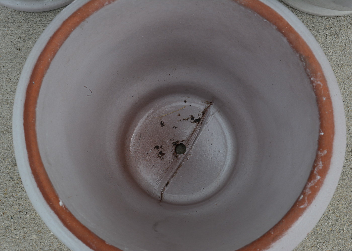 Three Terracotta Planters