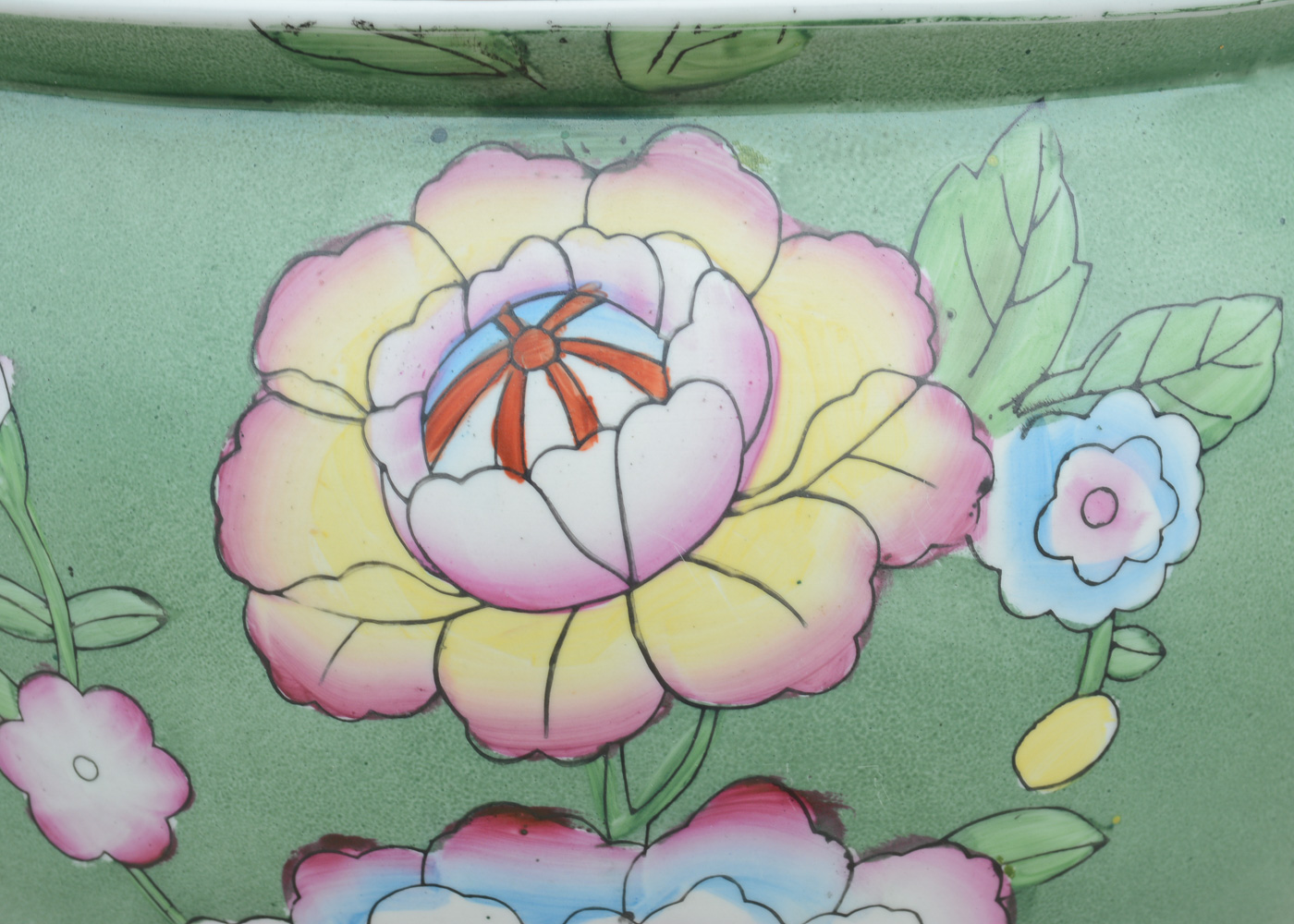 Chinese Fish Bowl Planter with Stand