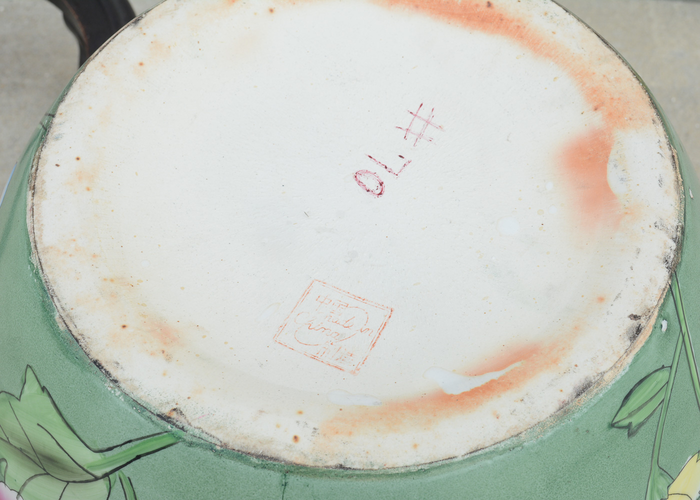 Chinese Fish Bowl Planter with Stand