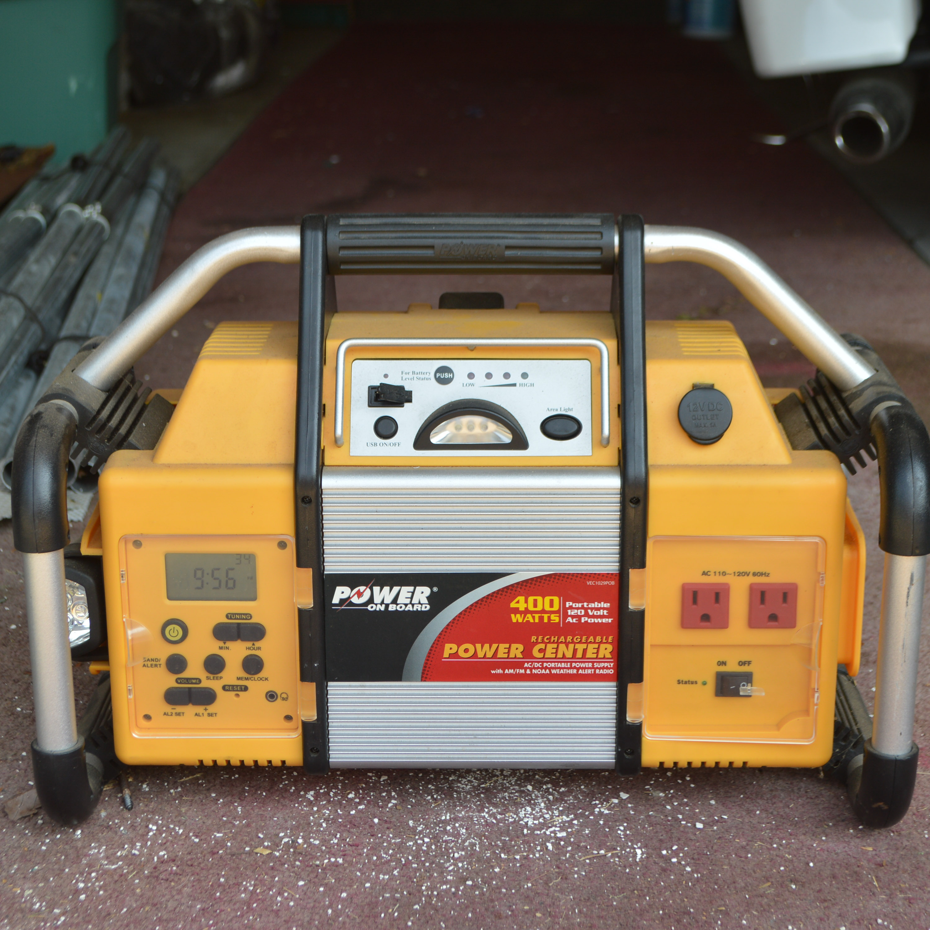 Power on Board 400 Watts Rechargeable Power Center