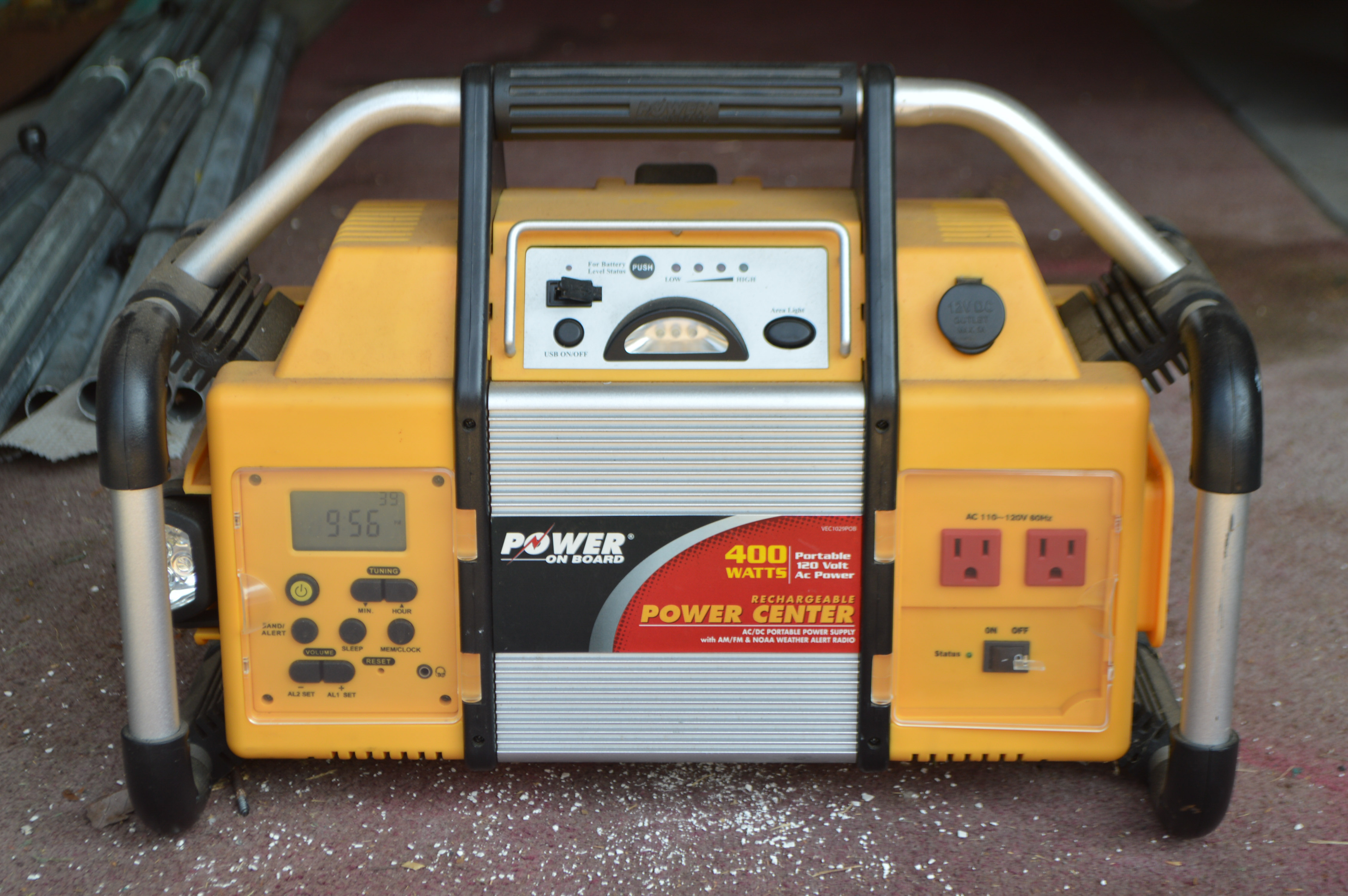 Power on Board 400 Watts Rechargeable Power Center