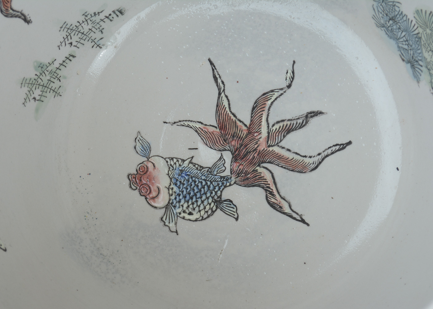 Pair of Chinese Fish Bowl Planters