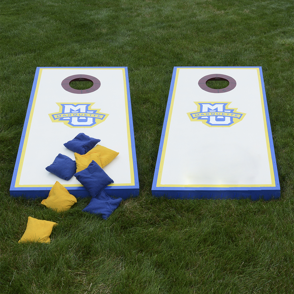 Custom Marquette University Cornhole Game