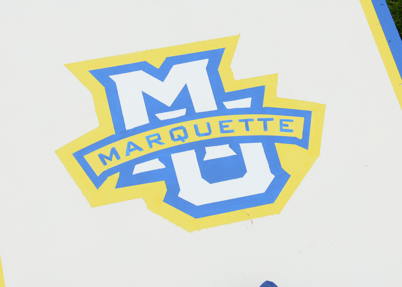 Custom Marquette University Cornhole Game