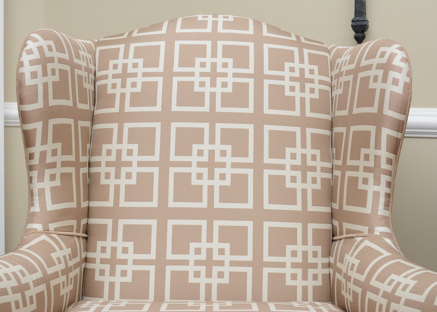 Woodmark Wingback Chair with Ottoman