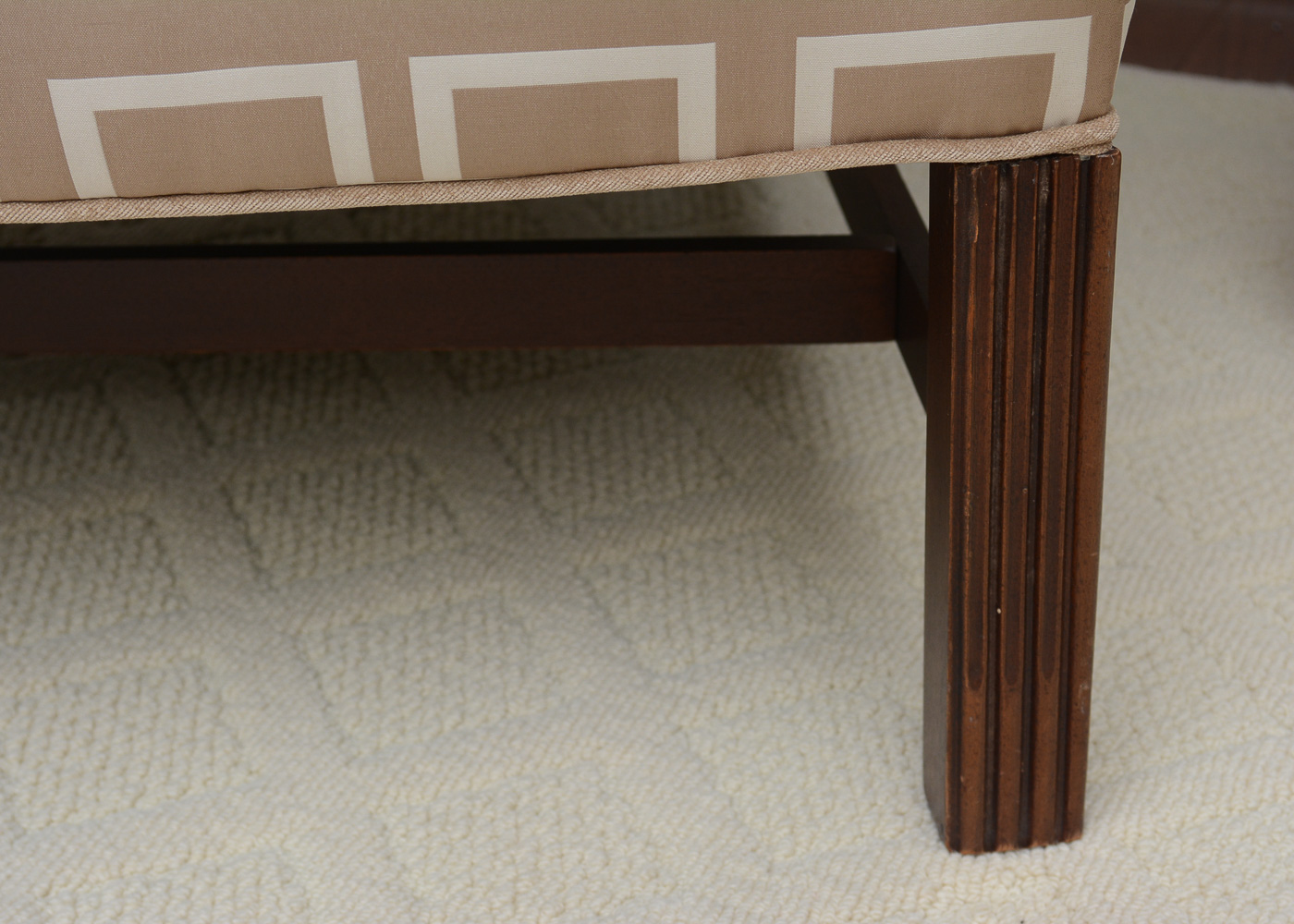 Woodmark Wingback Chair With Ottoman